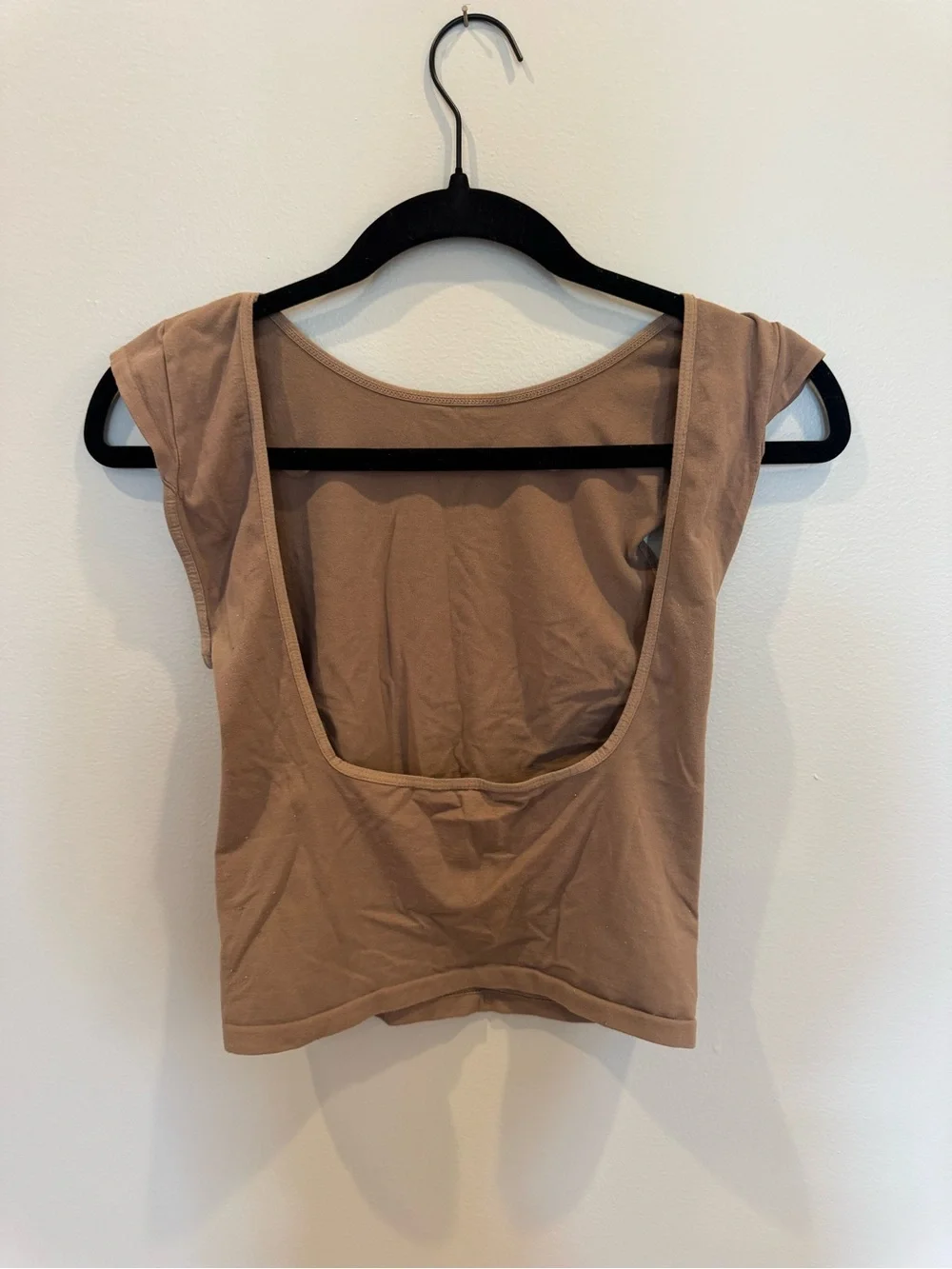 Free People Sleeveless Tank Top in Taupe Brown